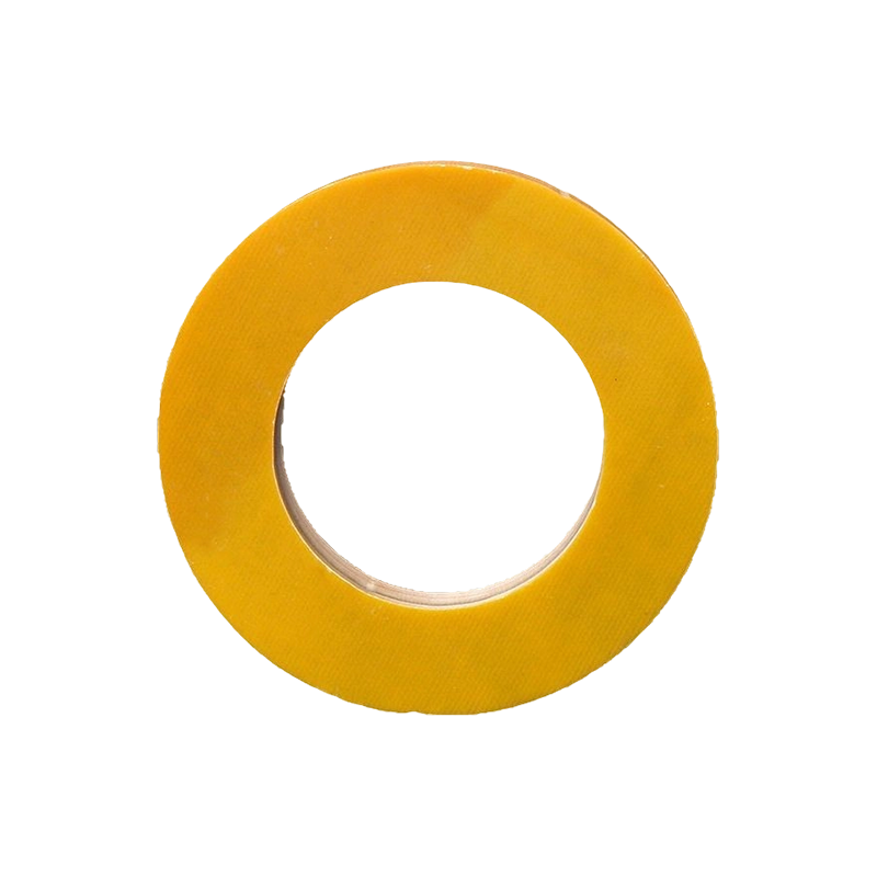 لوح أصفر دائري من راتنج الإيبوكسي
